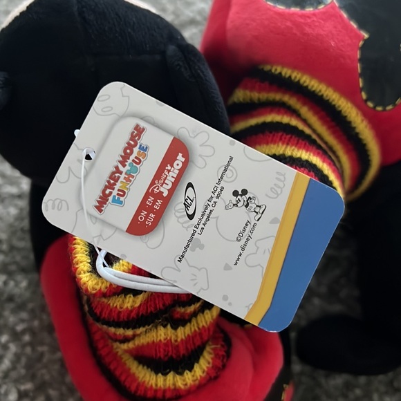 ❗️FINAL❗️ 🆕 DISNEY Mickey Mouse Funhouse 3D Sock Top Slippers - Picture 5 of 6